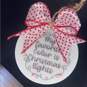 Christmas ornaments! Acrylic, perfect for your tree! They are shatter proof